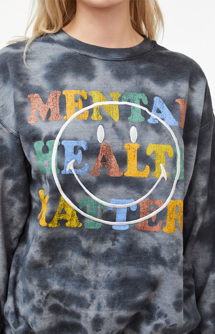 x Smiley Peace Of Mind Mental Health Crew Neck Sweatshirt