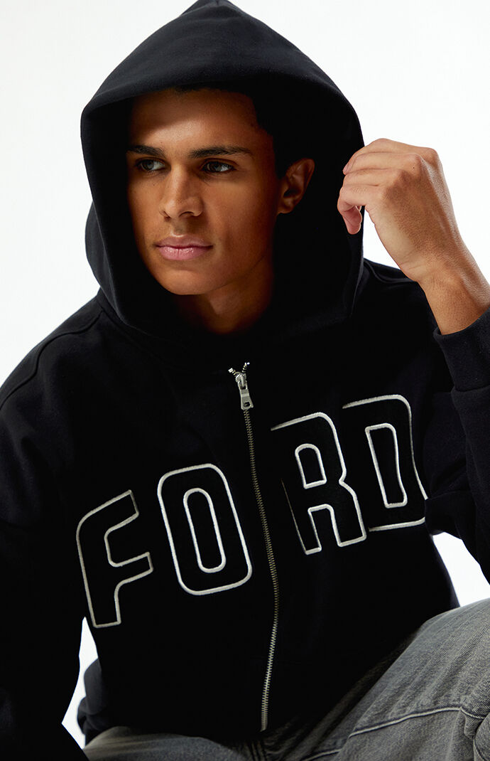 FORD Hallmark Zip Up Hoodie PacSun