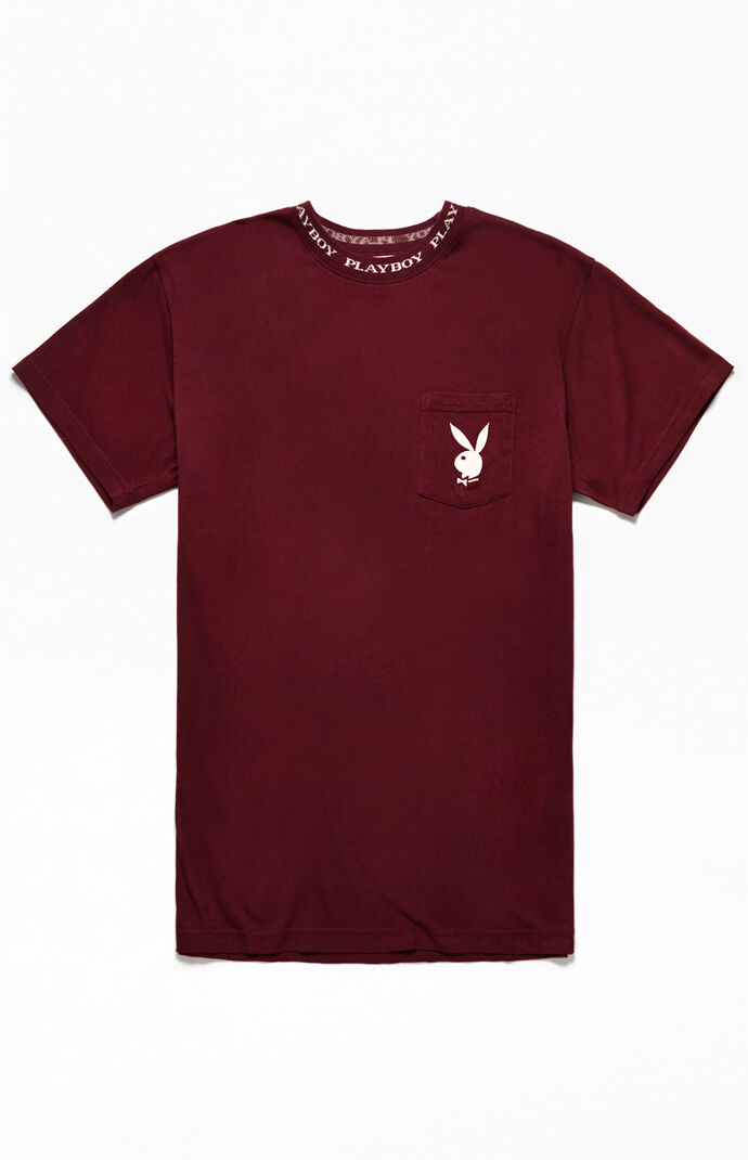 Playboy By PacSun Collar Logo T Shirt PacSun