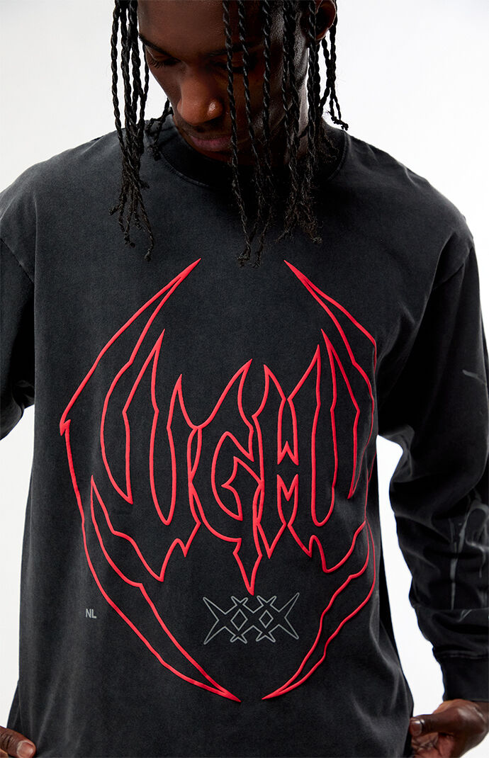 Nightlab Made In The Night Cropped Long Sleeve T-Shirt | Pacsun