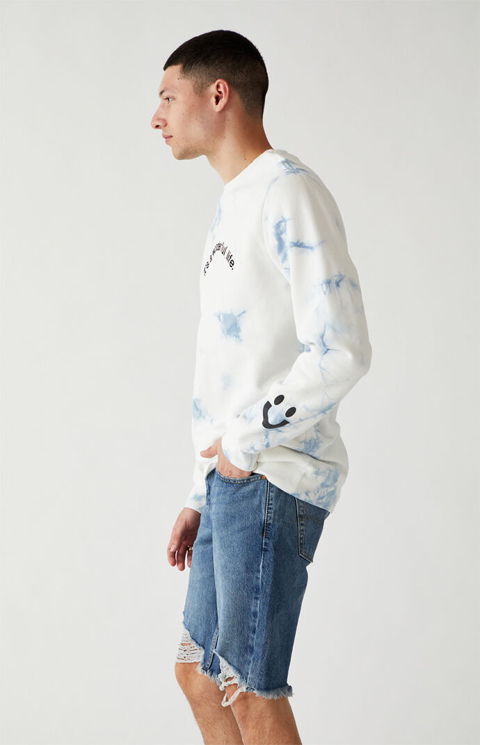 Tie-Dyed It's A Wonderful Life Crew Sweatshirt