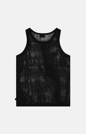 Black Mesh Tank Top image number 2