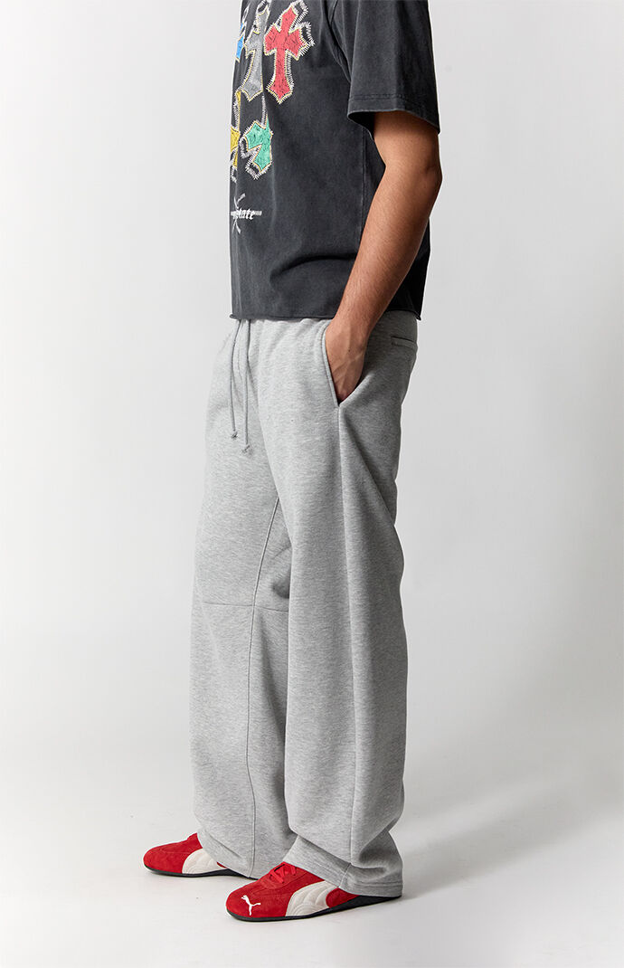 Pacsun Heather Grey Blaine Barrel Sweatpants