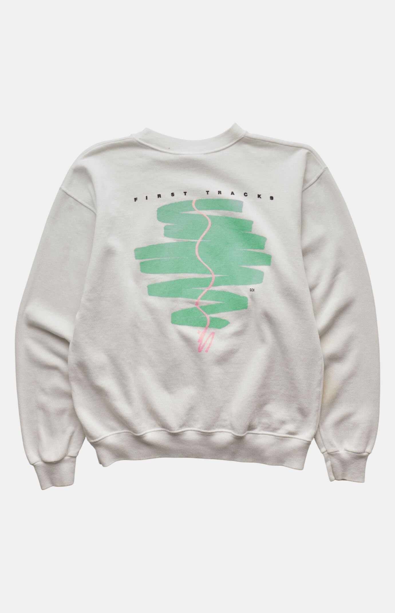 PS VINTAGE 90s First Tracks Crew Neck Sweatshirt
