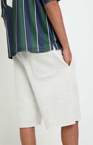 Light Gray Fleece Volley Sweat Shorts image number 5