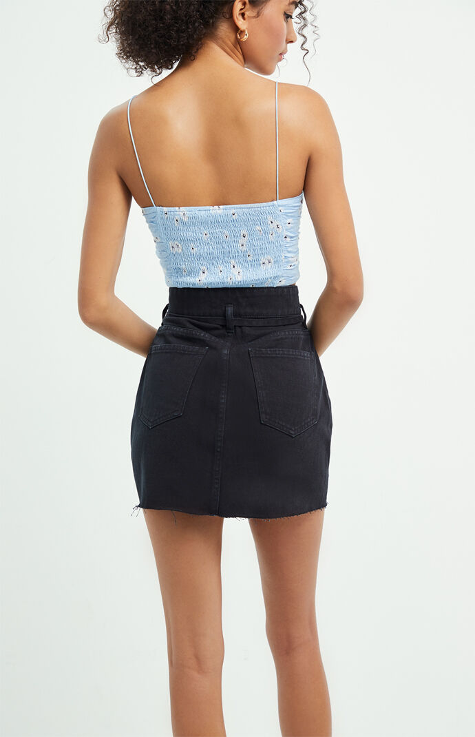 Atomic Black Self Tie Skirt