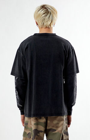 Gym 2fer Long Sleeve Puff Graphic T-Shirt image number 5