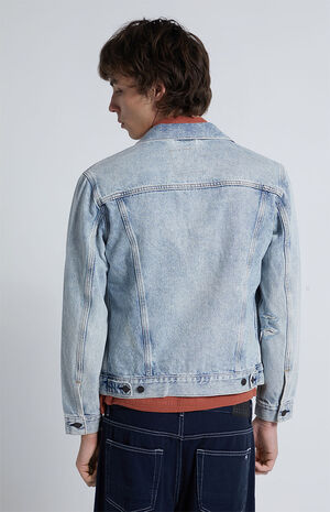 Patchwork Denim Trucker Jacket image number 3