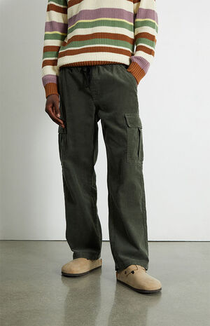 Baggy Drawstring Corduroy Pants image number 2