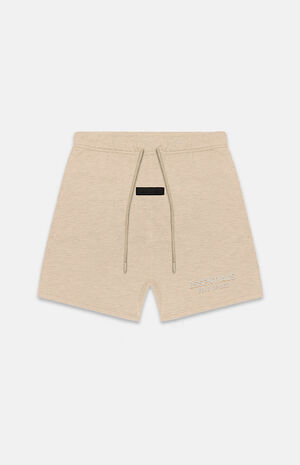 Essentials Gold Heather Sweat Shorts image number 6