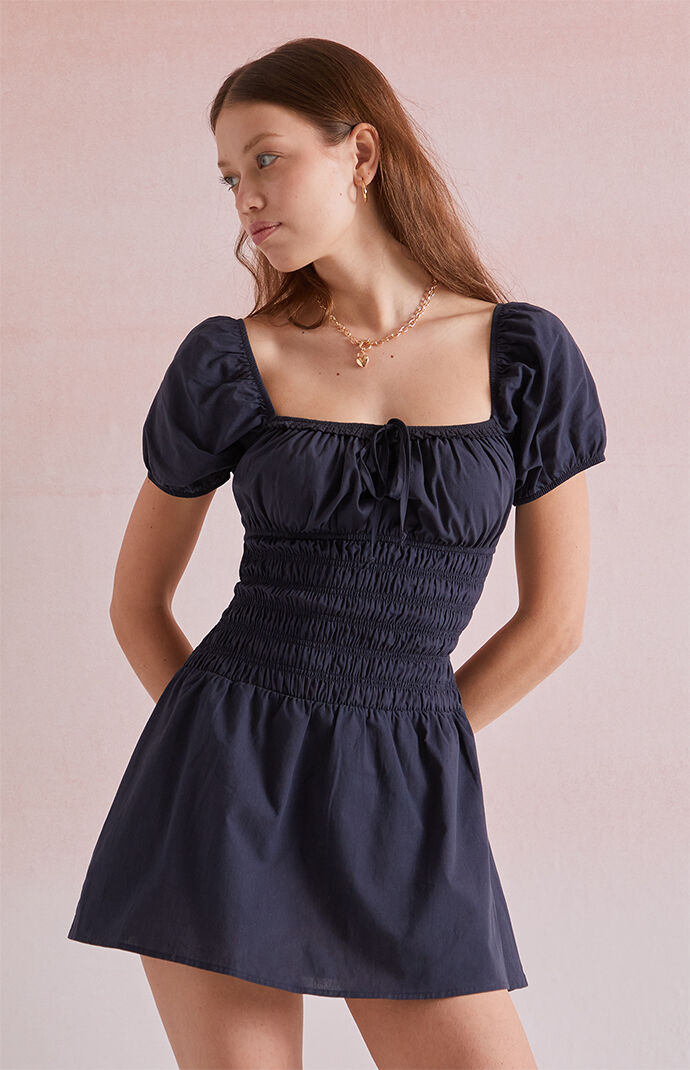 Beverly and Beck Jane Puff Sleeve Mini Dress | Pacsun