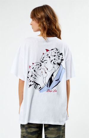 Smitten Slub Oversized T-Shirt image number 2