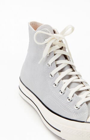 Gray Chuck 70 High Top Shoes image number 6
