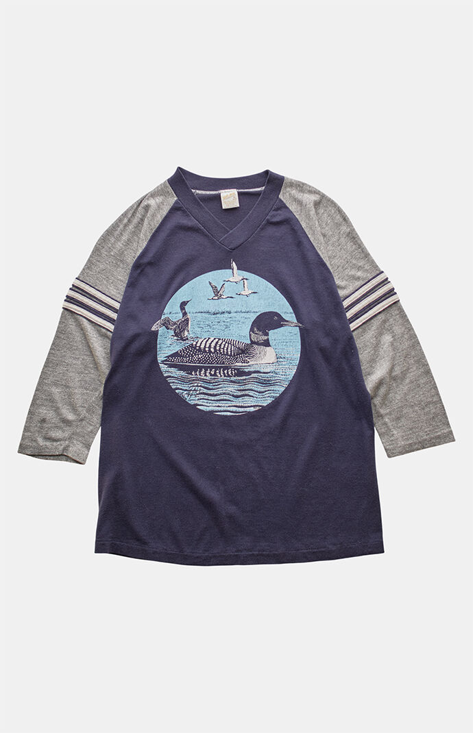 PS VINTAGE '80s Duck V-neck Graphic T-Shirt