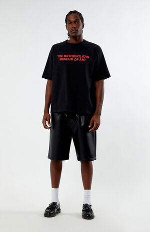 x PacSun Faux Leather Shorts image number 1