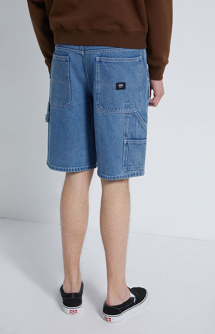 【WV PROJECT】Van Carpenter Denim Short Pants MODEL_0003_DS2101INDIGO_2_3893