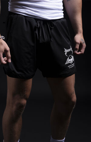 x Civil Active Black Core Compression Shorts image number 1