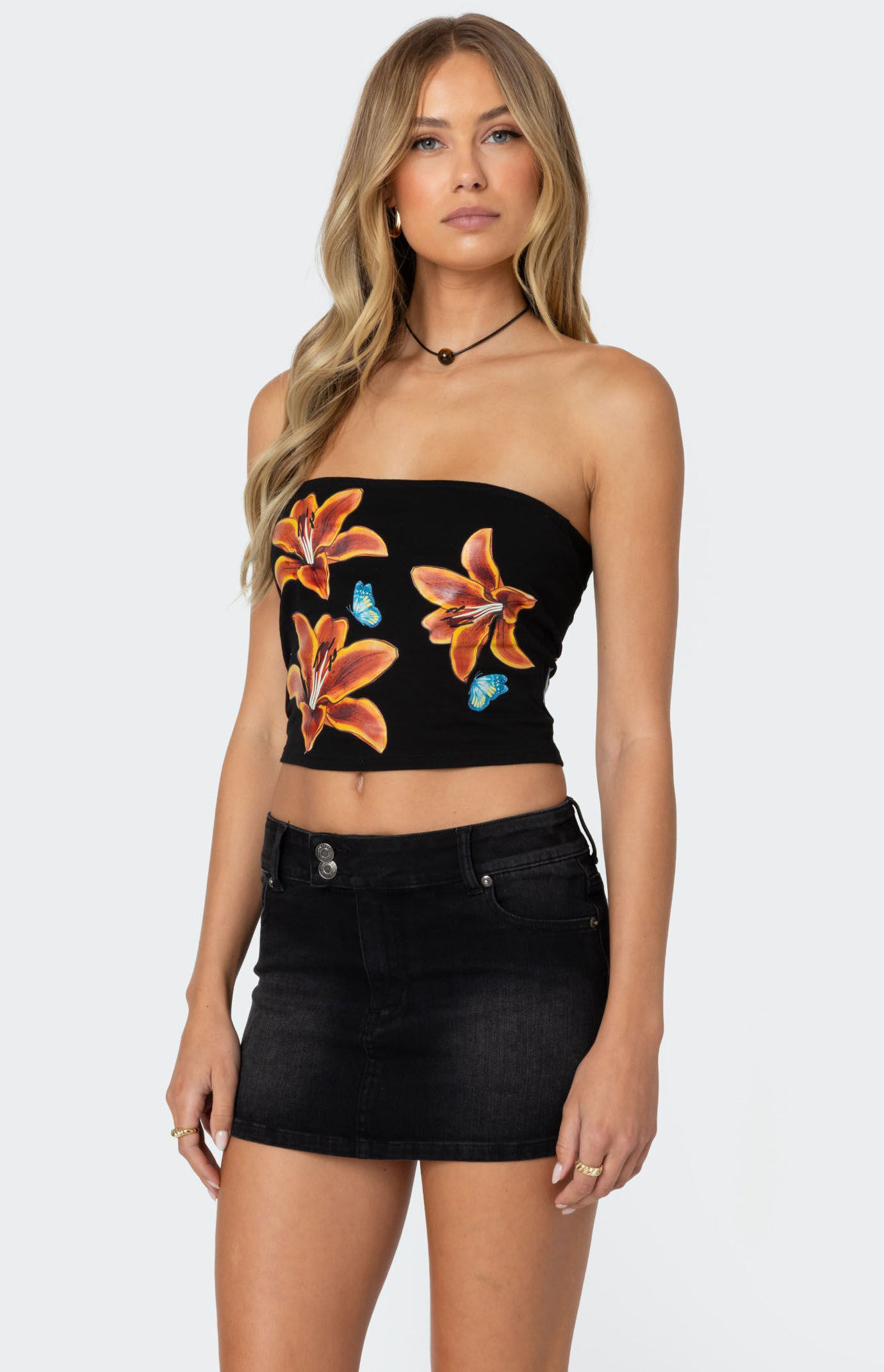 Edikted Tigerlily Tube Top | PacSun