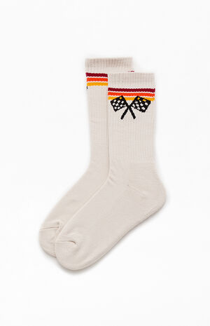 Racing Stripe Crew Socks image number 1