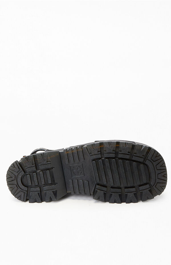 Dr Martens Women's Black Mattison Kit 3 Strap Sandals