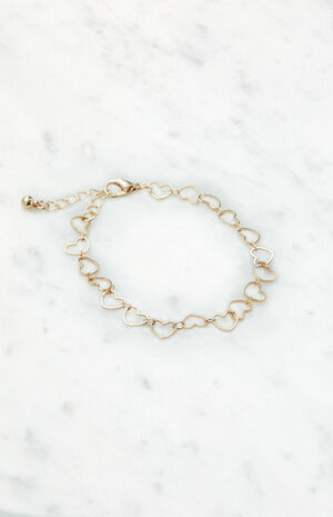 Heart Chain Bracelet image number 2
