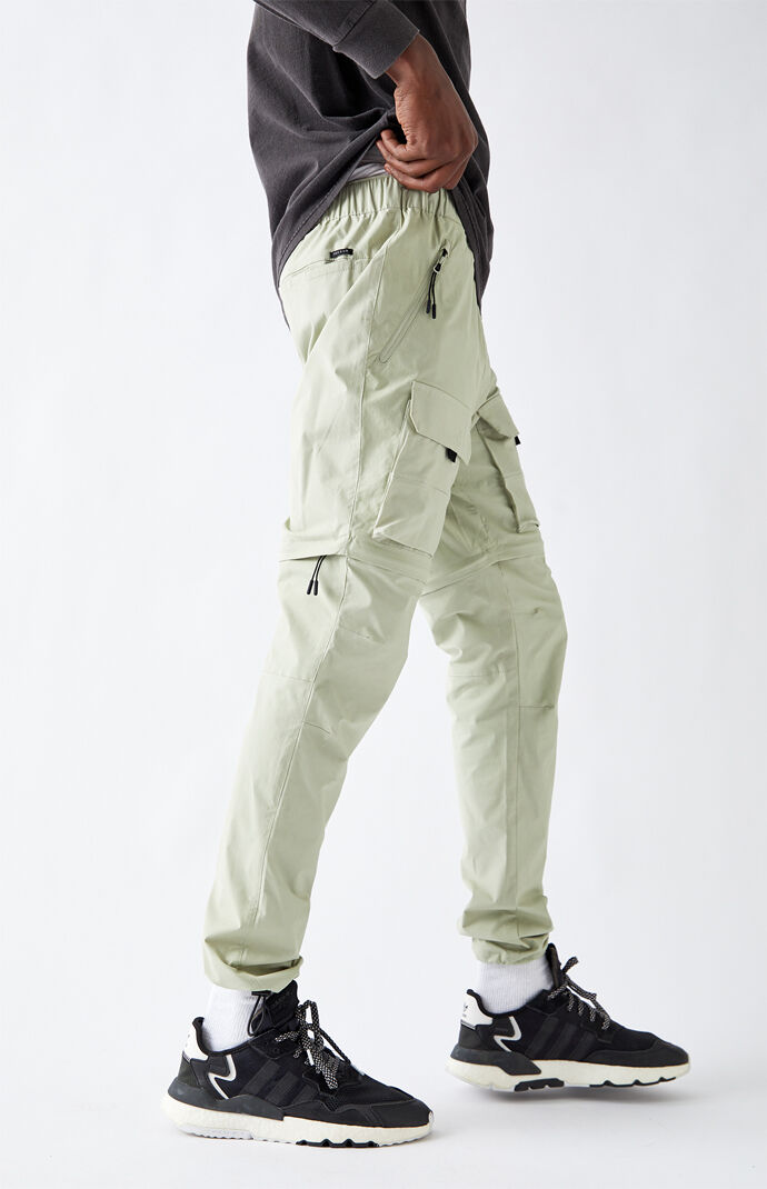 Utility Light Green Zip-Off Cargo Pants