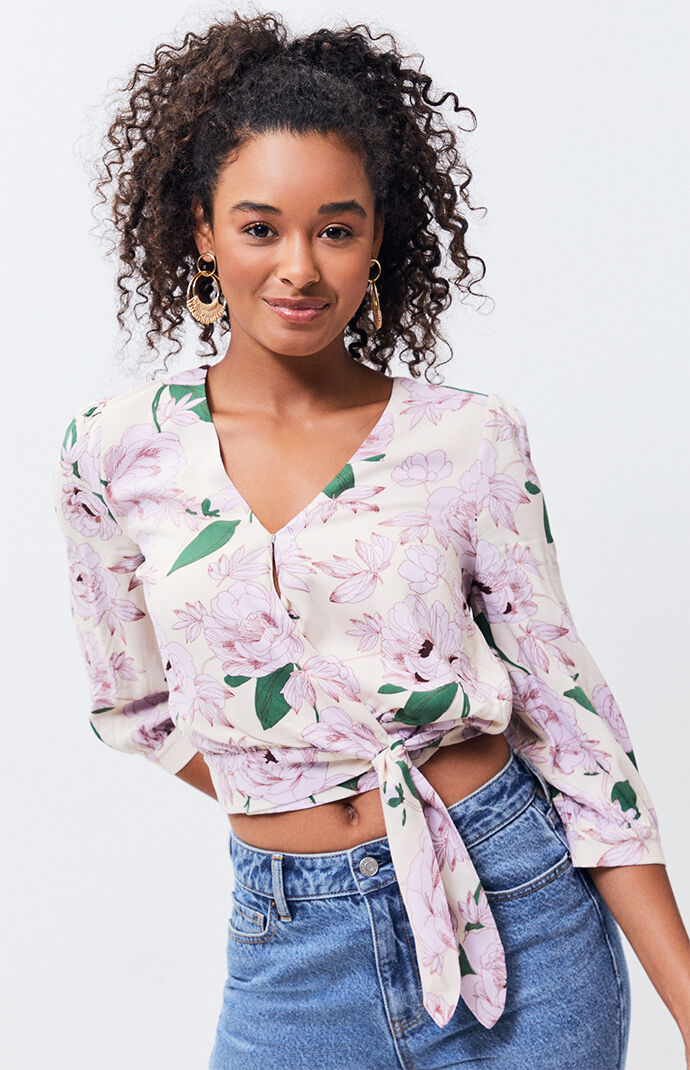 Lavanda Wrap Top