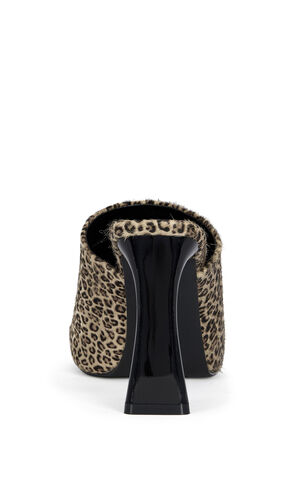 Women's Vivara Leopard Calf Hair Heeled Sandals image number 3