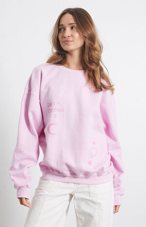 Don't Overthink It Crew Neck Sweatshirt image number 2