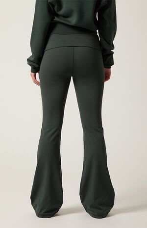 PAC WHISPER Active Fold-Over Waistband Flare Yoga Pants image number 4