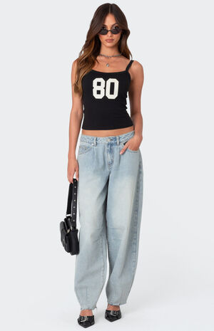 Balloon Washed Low Rise Jeans image number 2