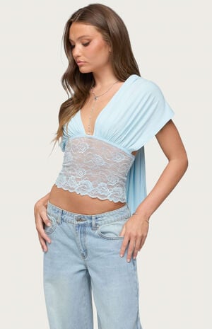Eloria Lace Tie Top image number 2