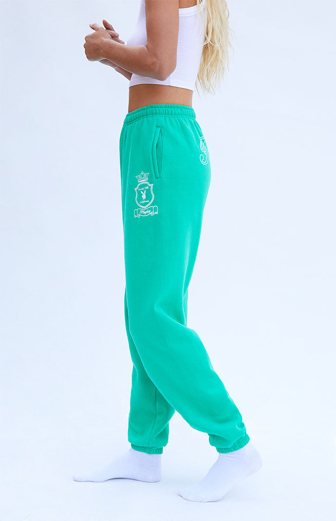 Playboy By PacSun Green Bunny Hills Sweatpants PacSun