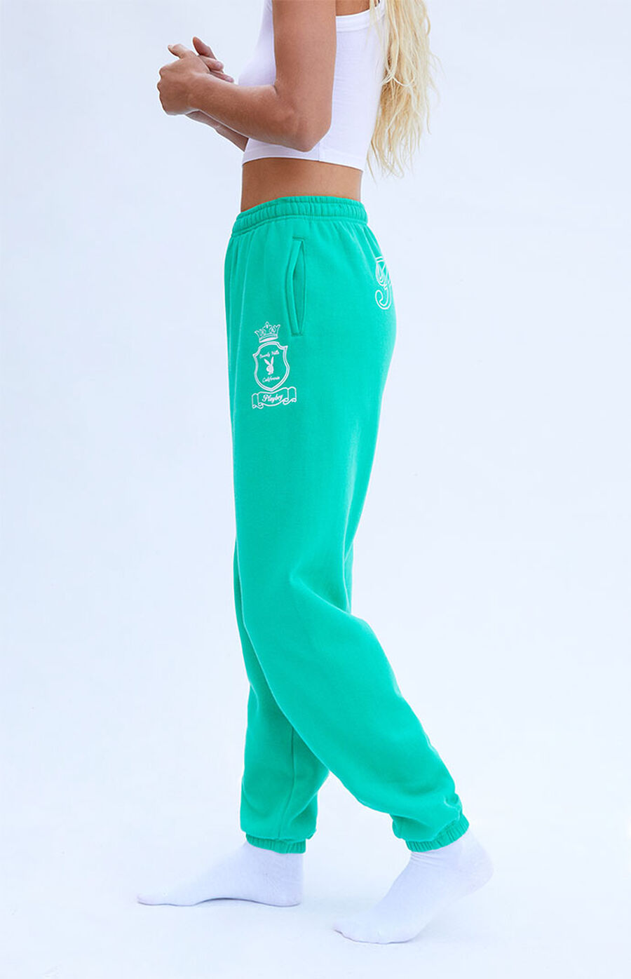 playboy bunny sweatpants pink