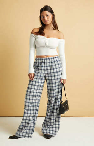 Flannel Boxer Pants image number 1