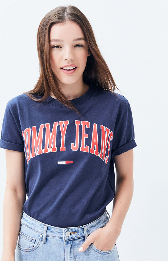 tommy jeans slip on logo trainers
