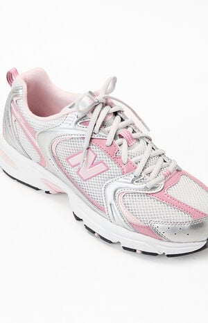 Silver & Pink 530 Sneakers image number 6