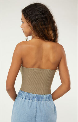 Basic Sweater Tube Top image number 4