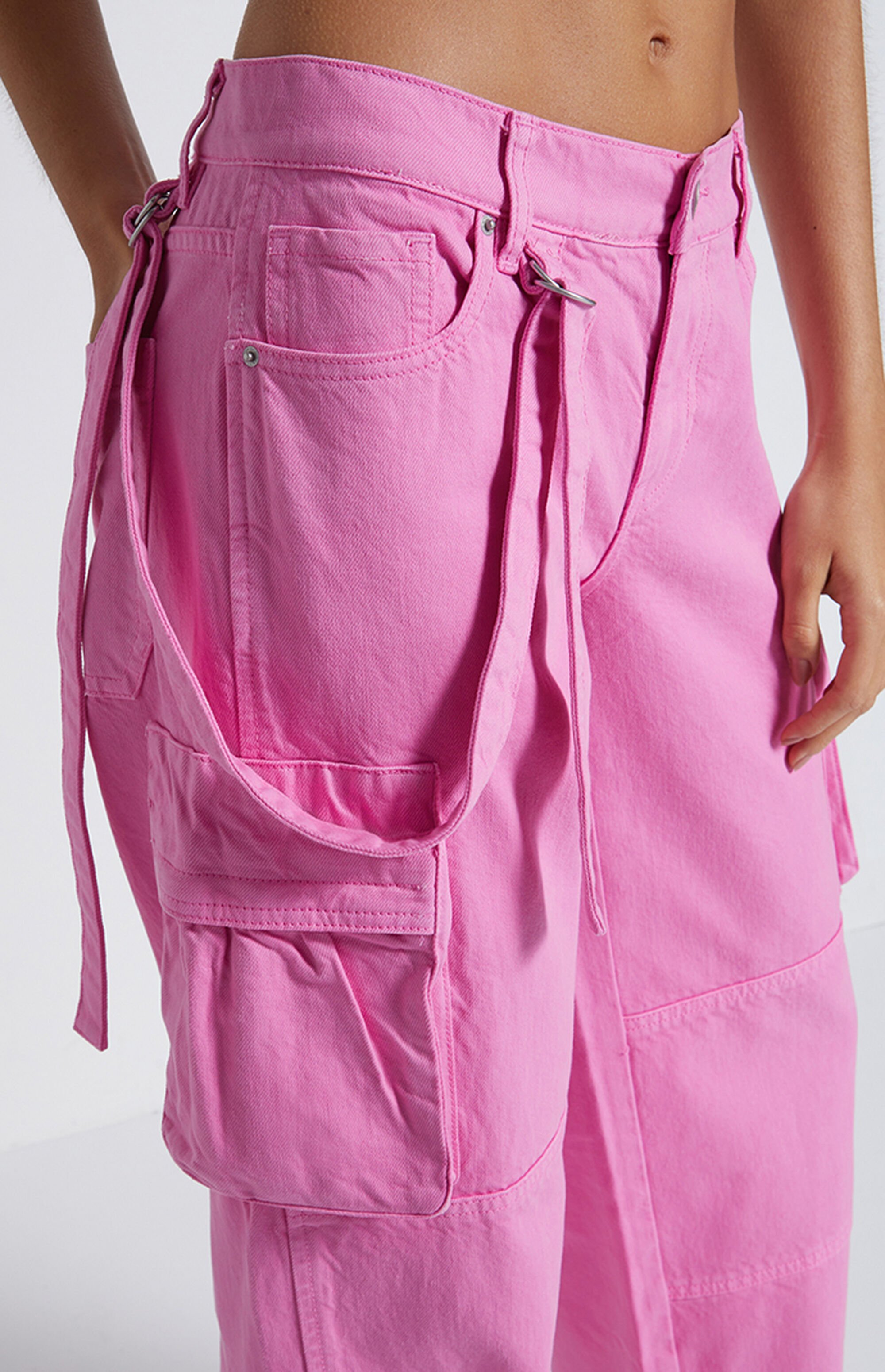 PacSun Pink Baggy Cargo Pants | PacSun