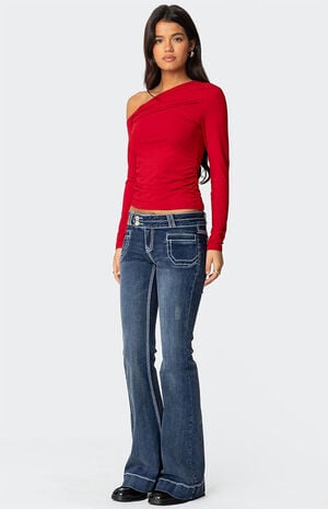 Ronnie Asymmetric Long Sleeve Top image number 4