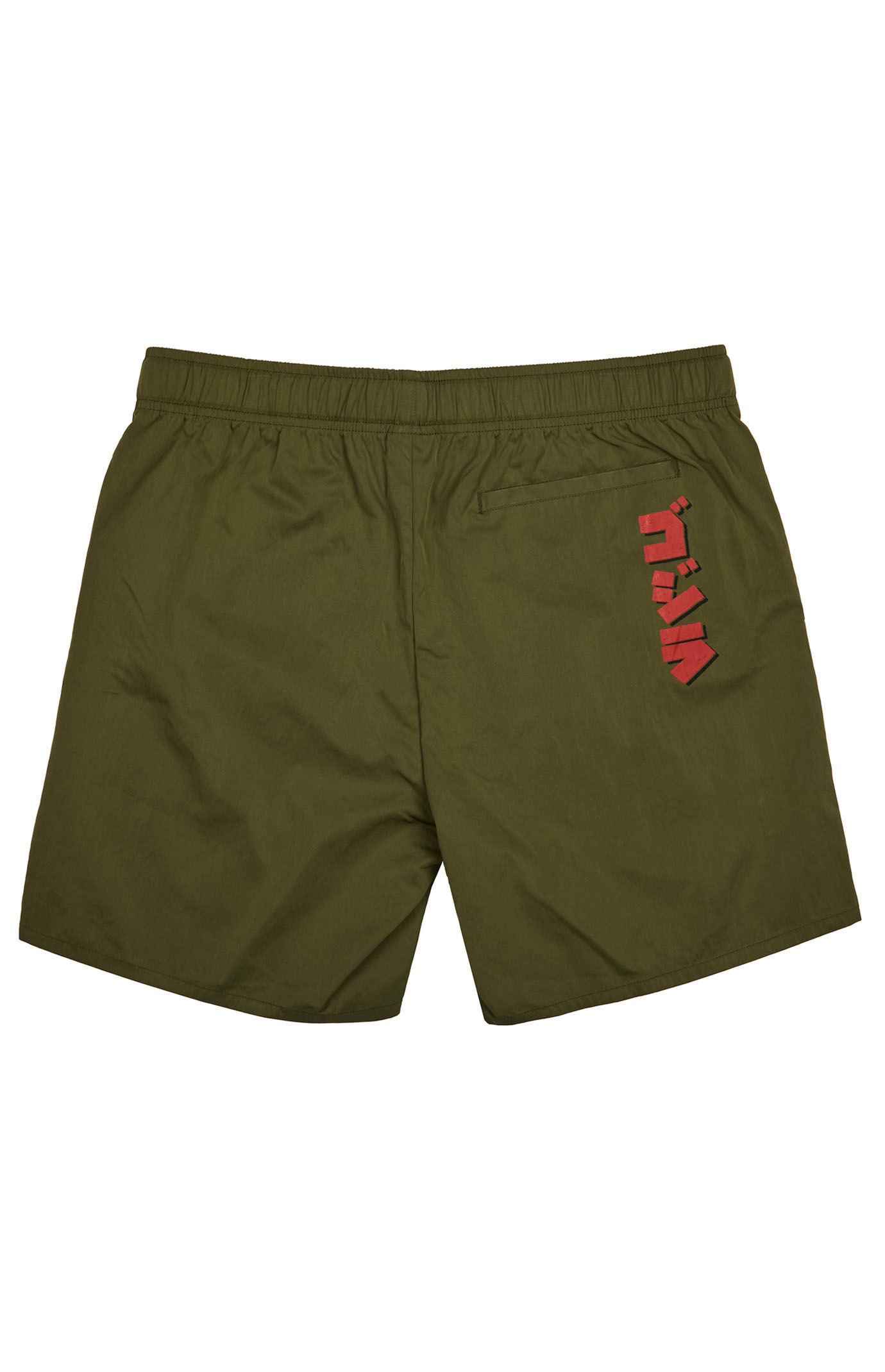 Godzilla Monster & Kanji Green Shorts | PacSun