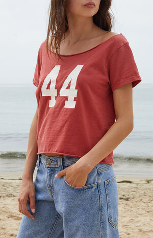 Red Chloe 44 Off-The-Shoulder Top image number 3