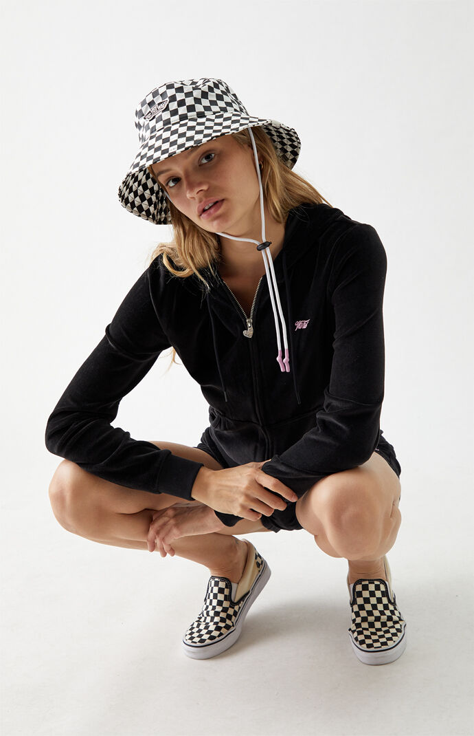 Checkerboard Level Up Bucket Hat