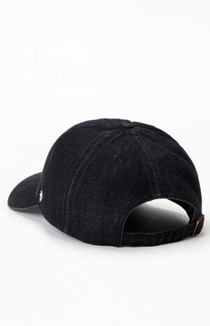 Black NY Yankees Lennon Clean Up Dad Hat image number 3