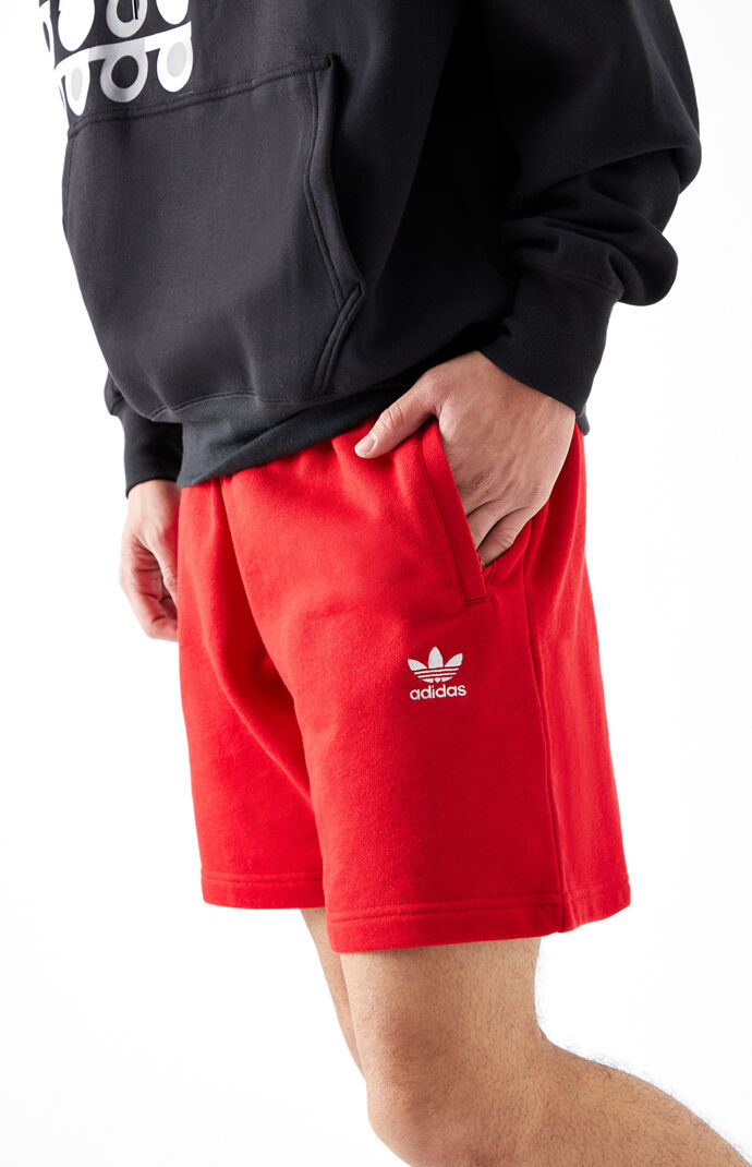 Red Essential Sweat Shorts