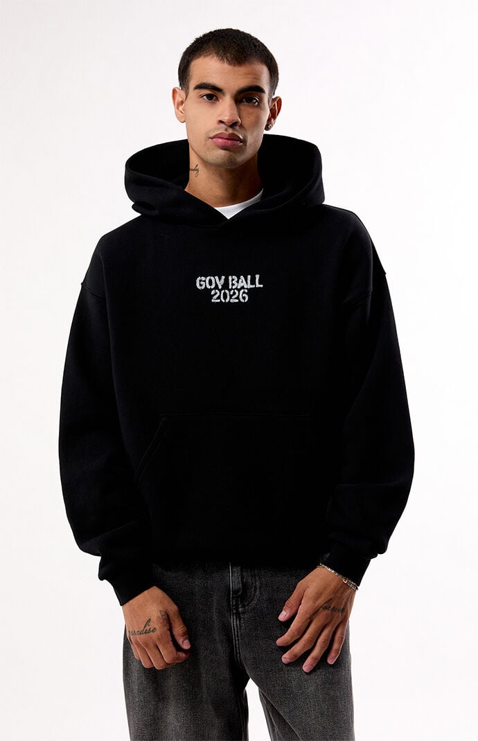 Pacsun x Gov Ball Stencil Hoodie