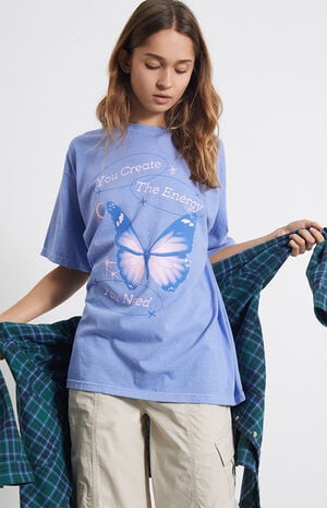 Golden Hour Create The Enery Butterfly T-Shirt | PacSun