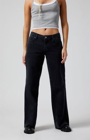 Casey Low Rise Baggy Jeans Black image number 1