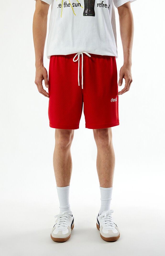 Coca Cola By PacSun Logo Mesh Shorts | PacSun Coca Cola By PacSun Logo Mesh Shorts | PacSun
