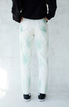 Eco White & Green Mom Jeans Eco White & Green Mom Jeans image number null
